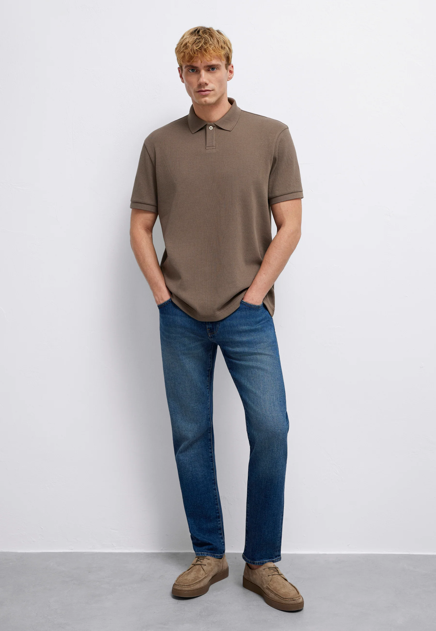 POLO NECK T-SHIRT | Premium Poloshirt mit Struktur - Image 4
