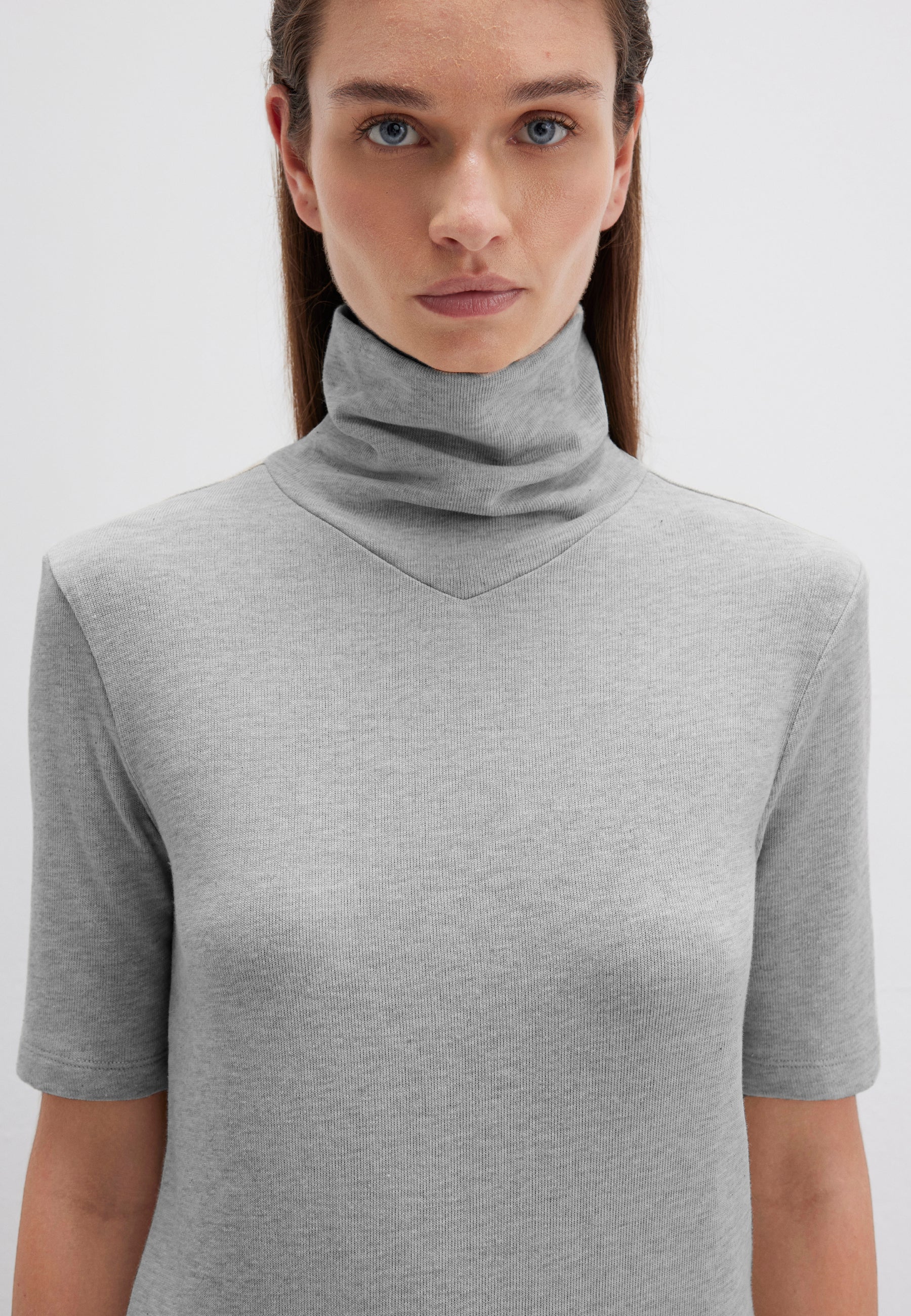 SHORT SLEEVE FASHION JERSEY | Rollkragen Top - Image 5