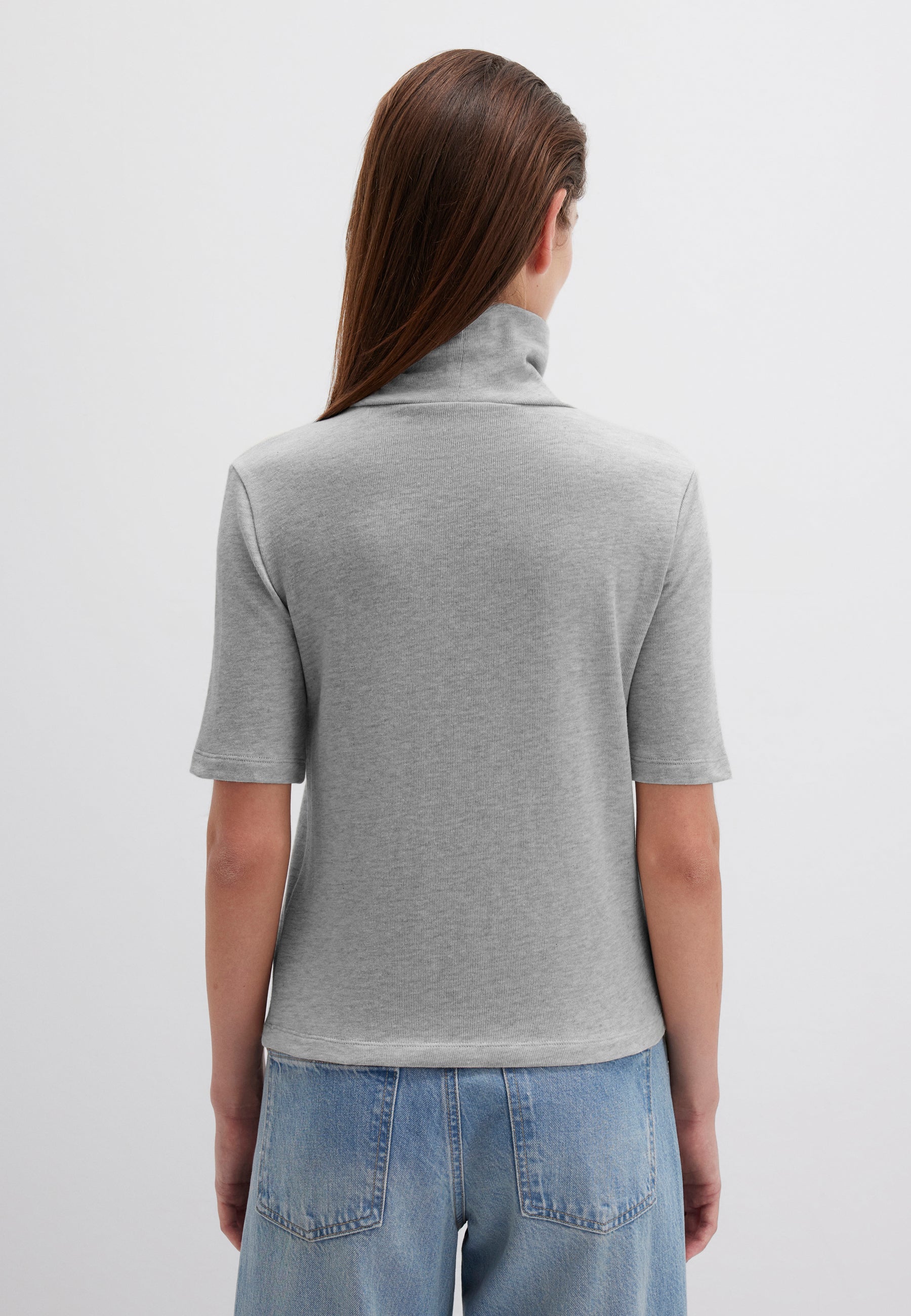 SHORT SLEEVE FASHION JERSEY | Rollkragen Top - Image 6