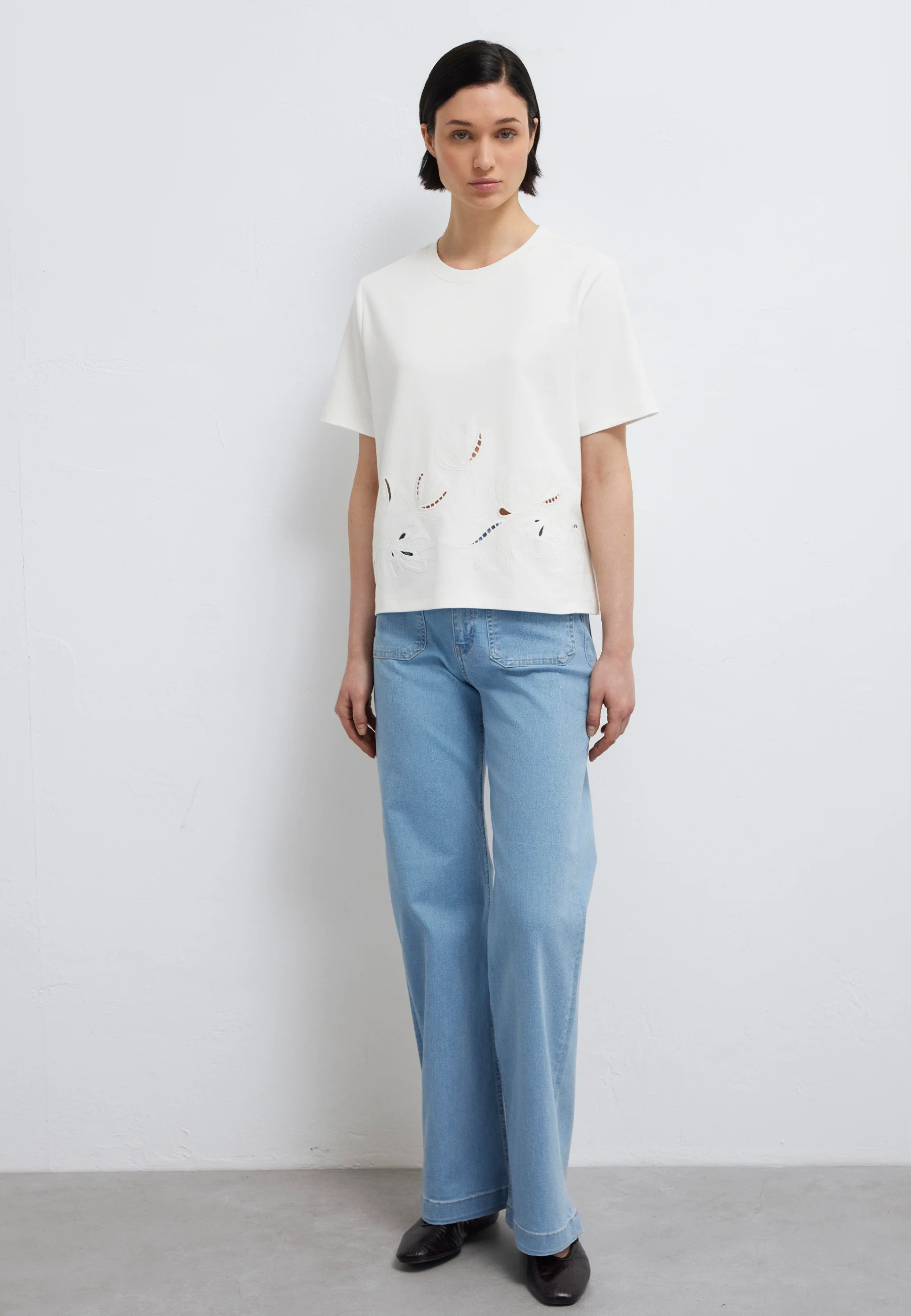 SHORT SLEEVE FASHION JERSEY | Embroidery T-Shirt - Image 4