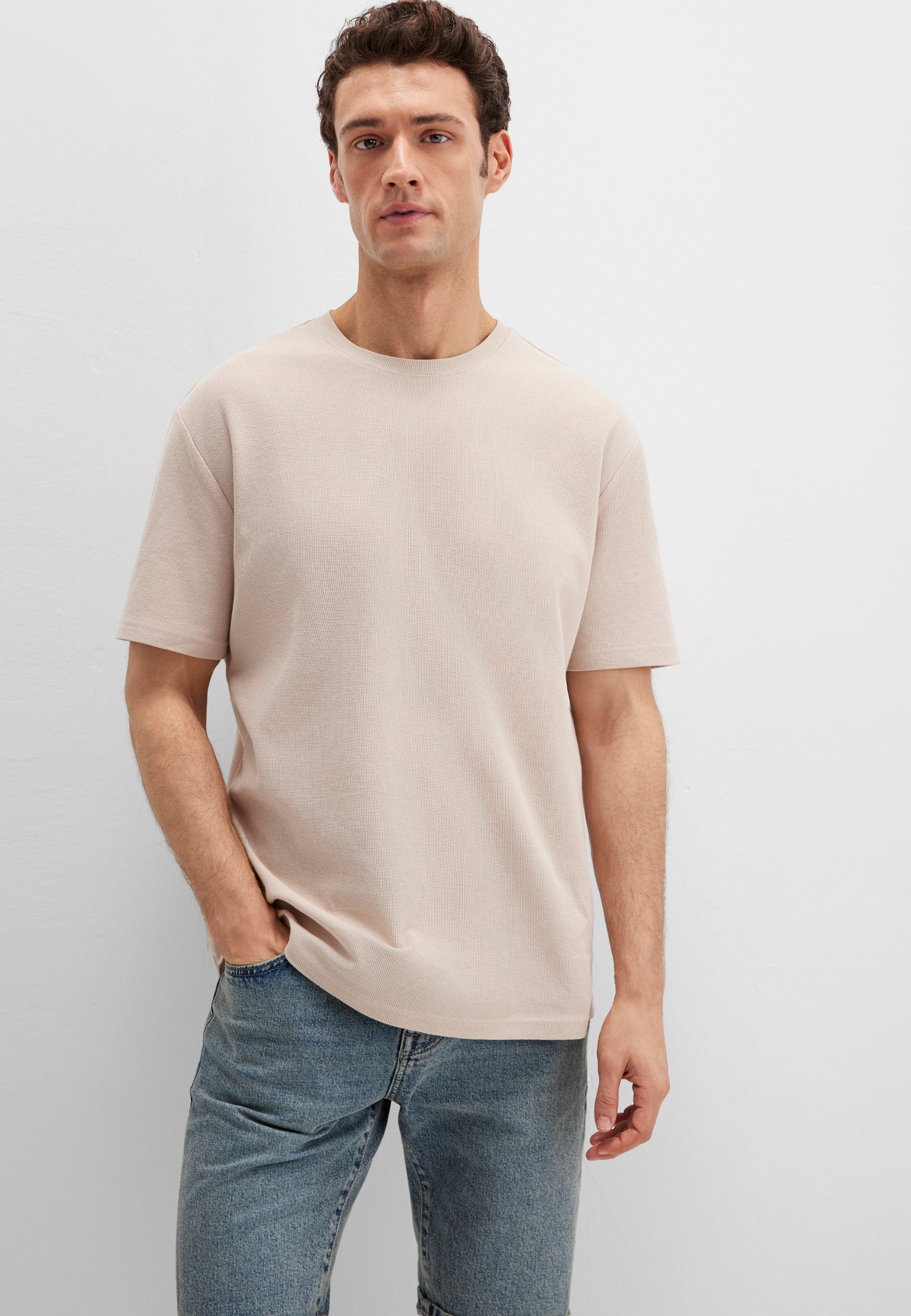 SHORT SLEEVE T-SHIRT | T-Shirt mit Waffelstruktur - Image 3