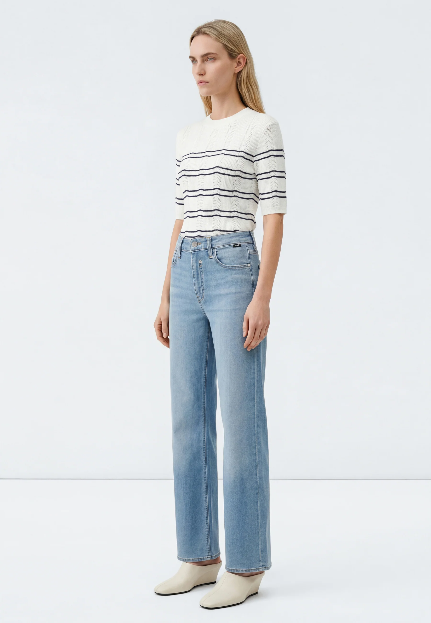 SHORT SLEEVE TRICOT | Strick Top - Image 3