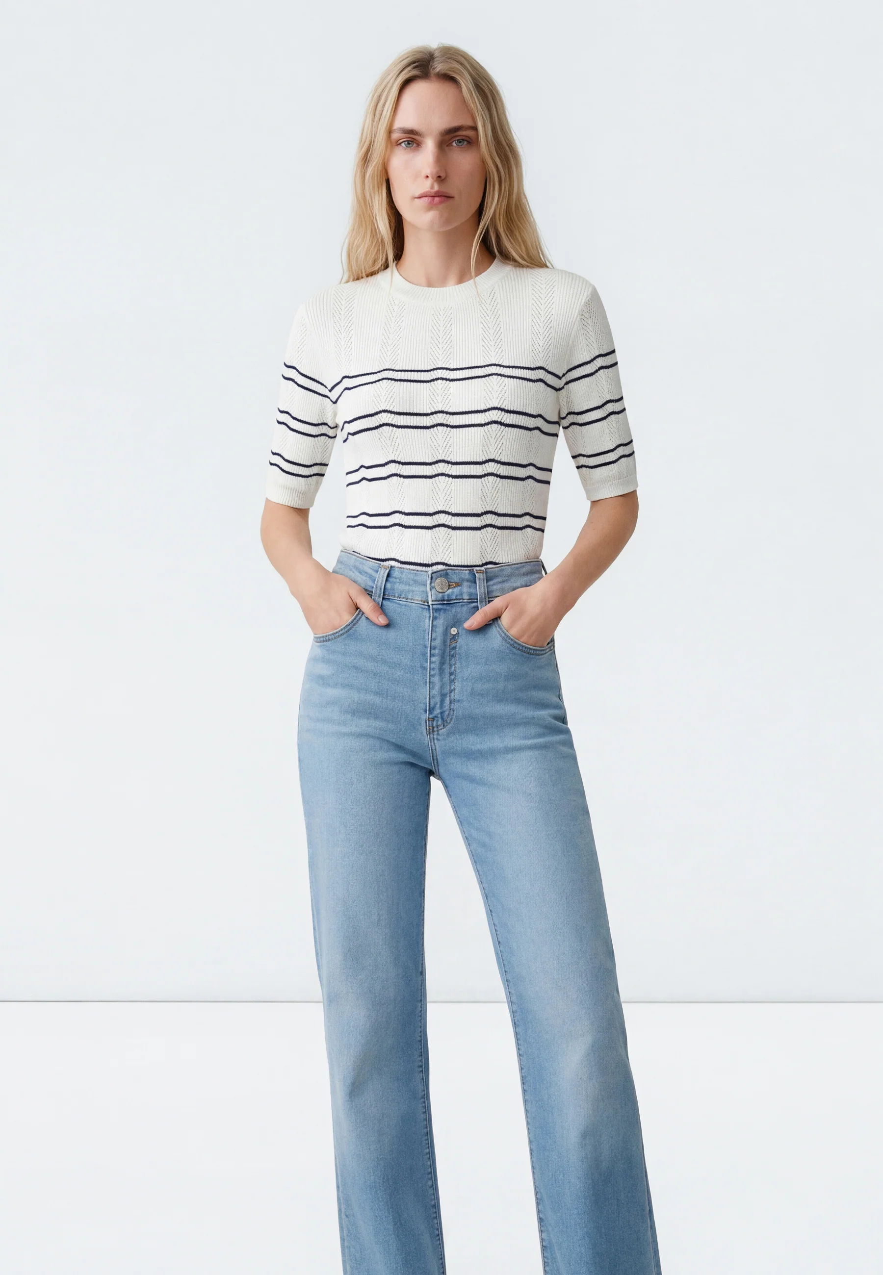 SHORT SLEEVE TRICOT | Strick Top - Image 4