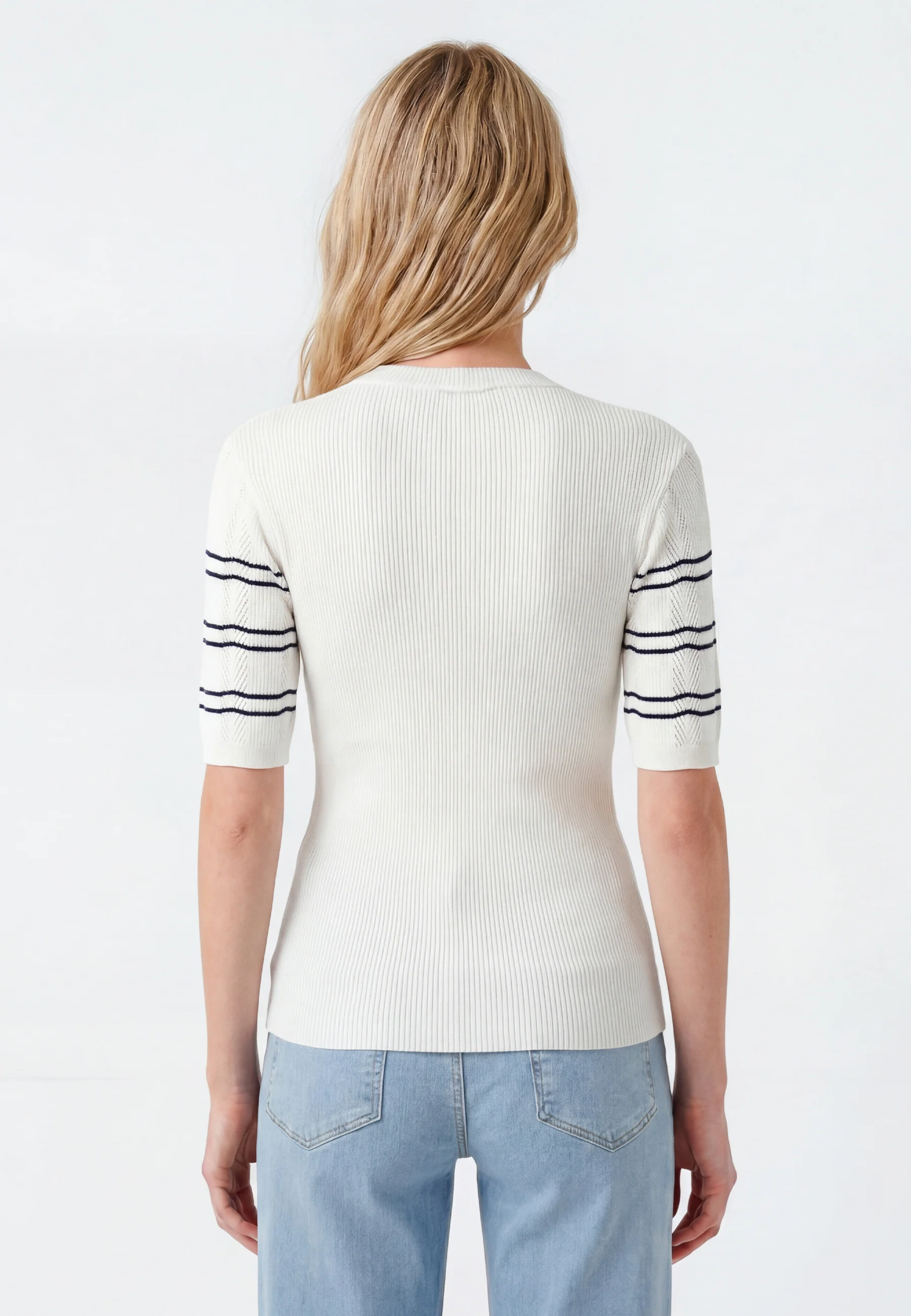 SHORT SLEEVE TRICOT | Strick Top - Image 5