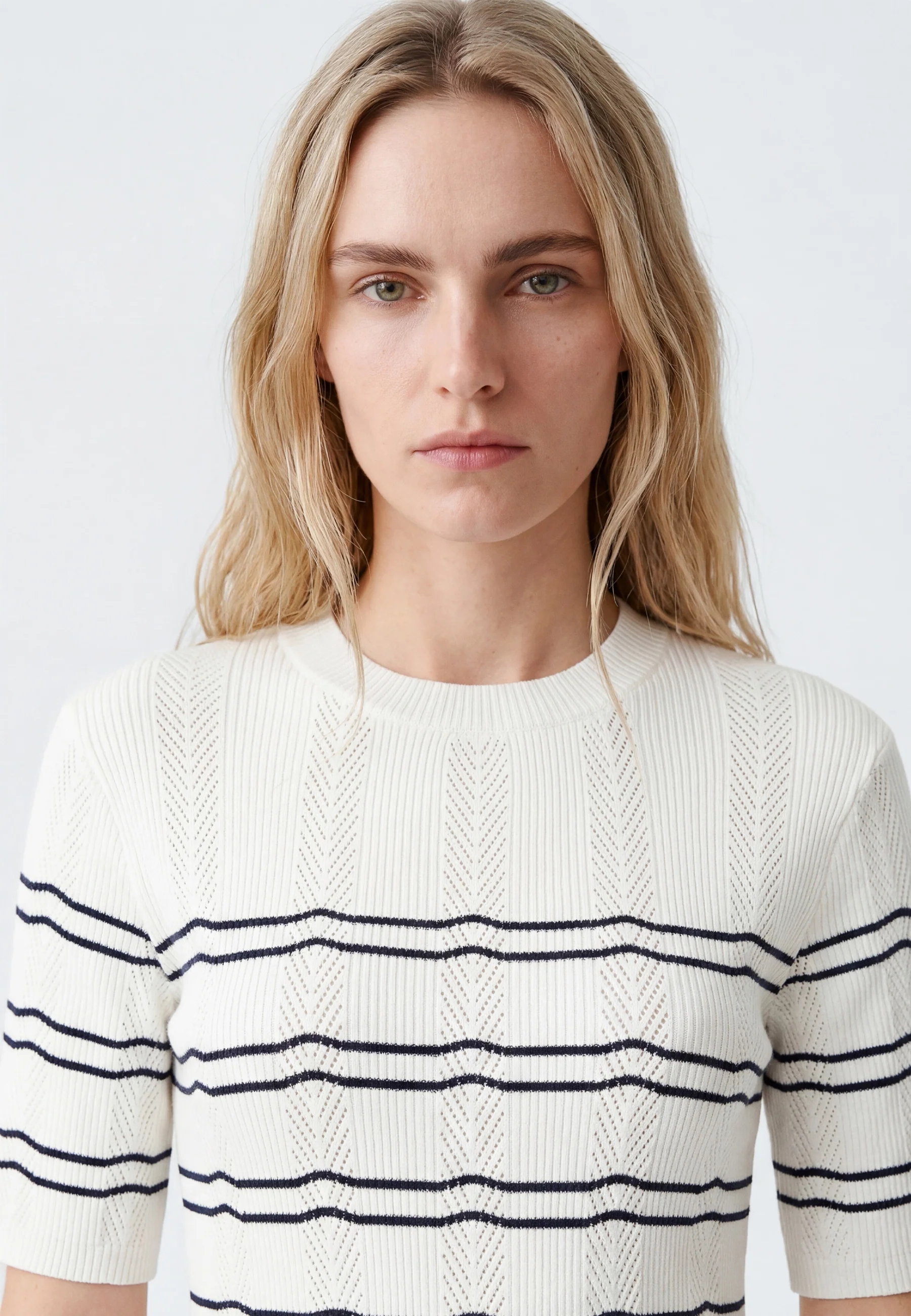 SHORT SLEEVE TRICOT | Strick Top - Image 6