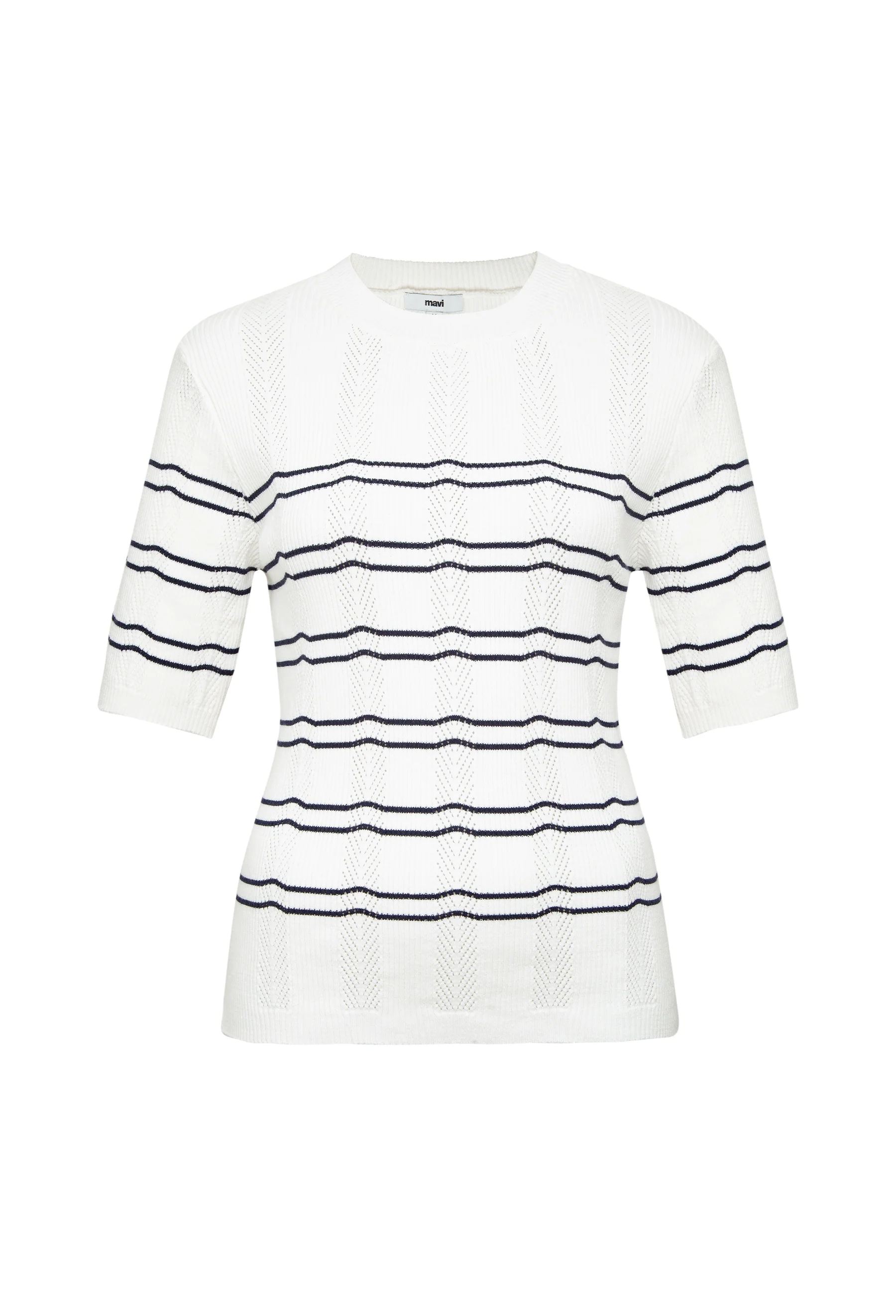 SHORT SLEEVE TRICOT | Strick Top - Image 8