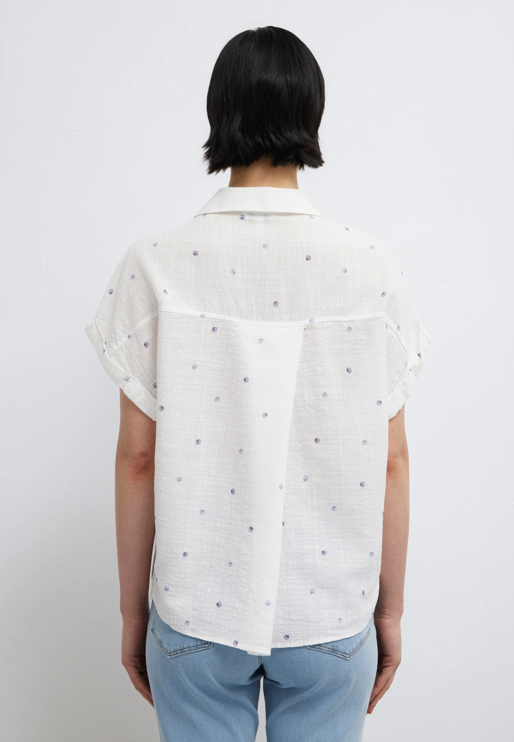 SHORT SLEEVE WOVEN SHIRT | Kurzarm Bluse - Image 5