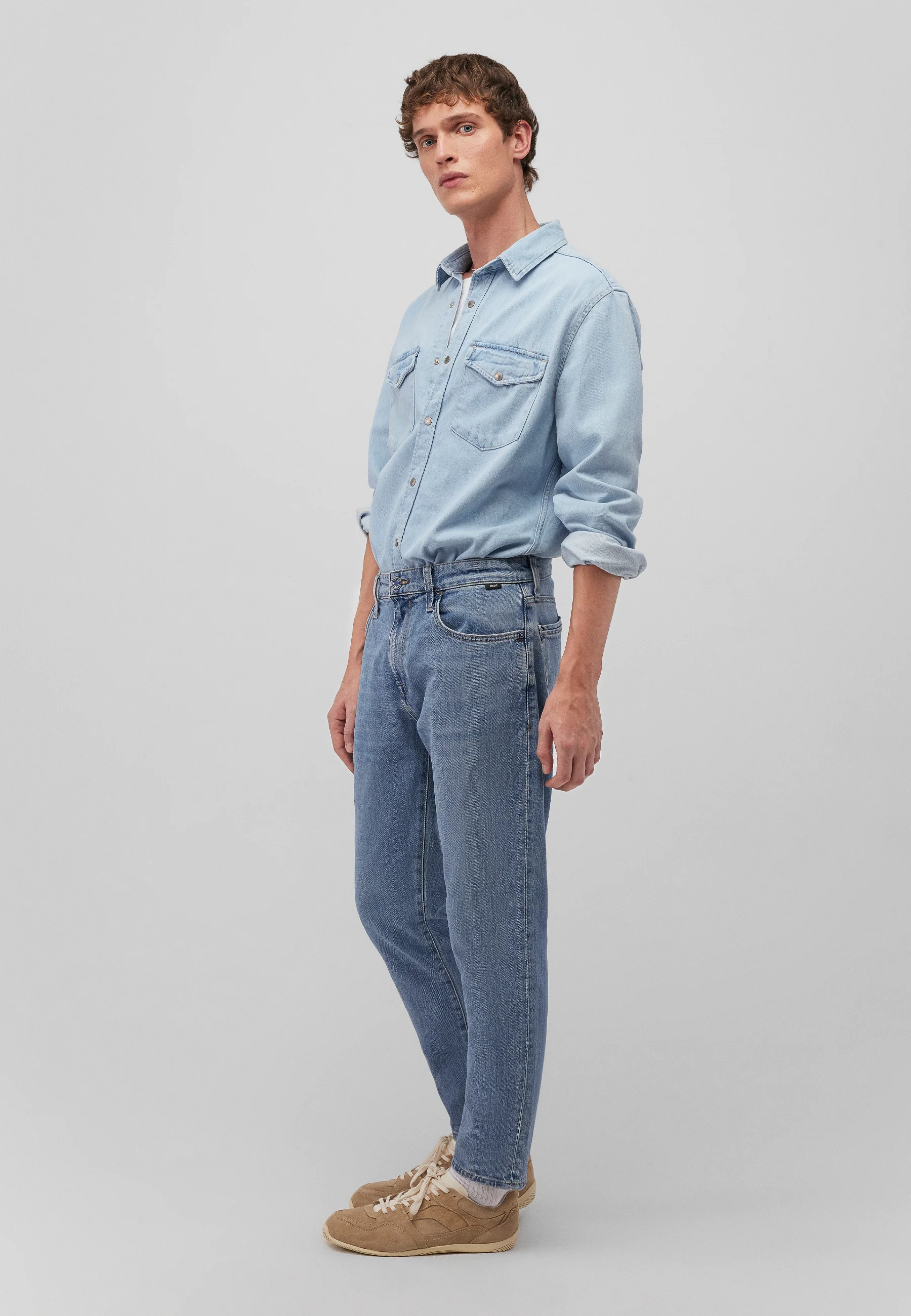 TED | Slim Denim Shirt - Image 3