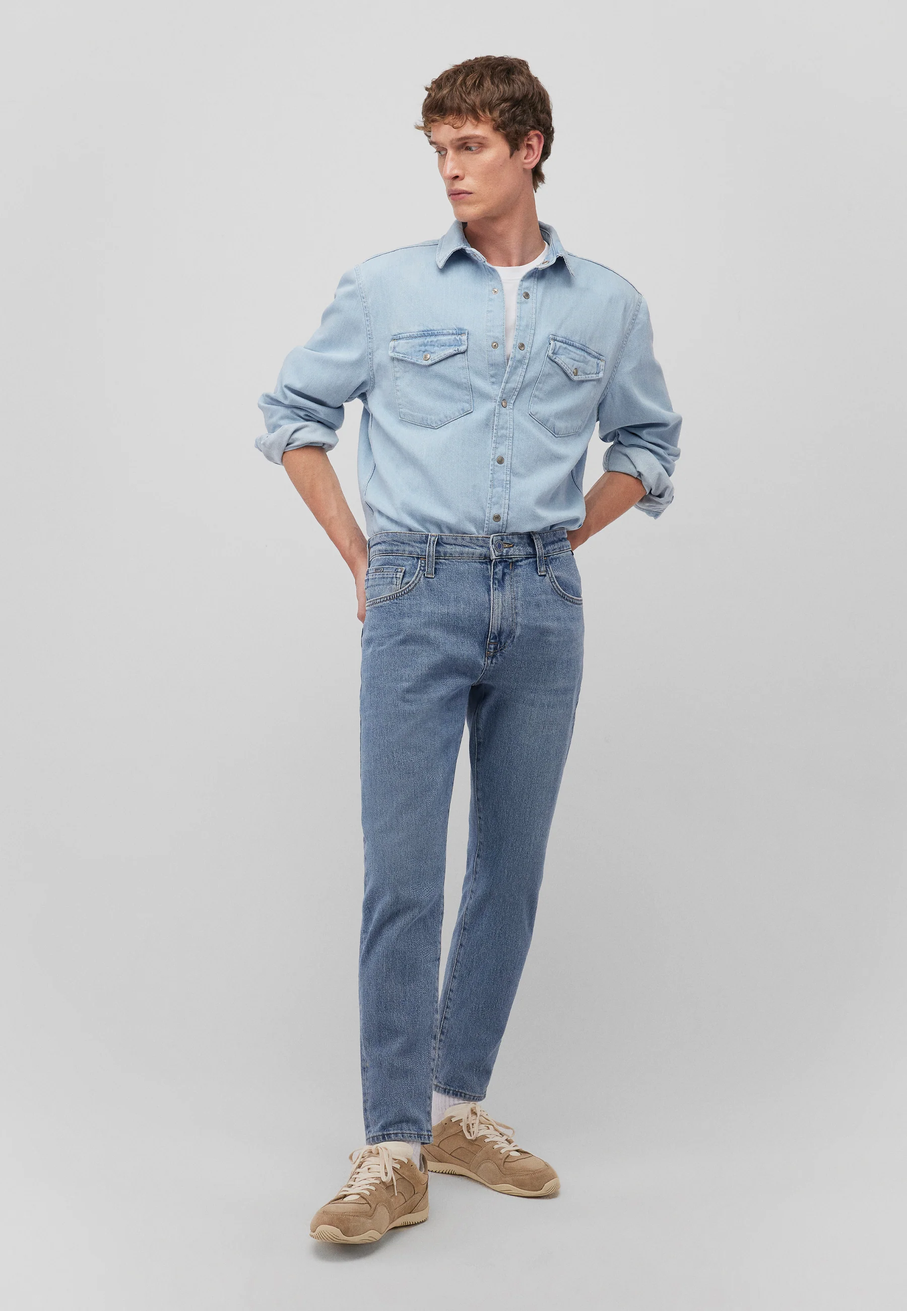 TED | Slim Denim Shirt - Image 6