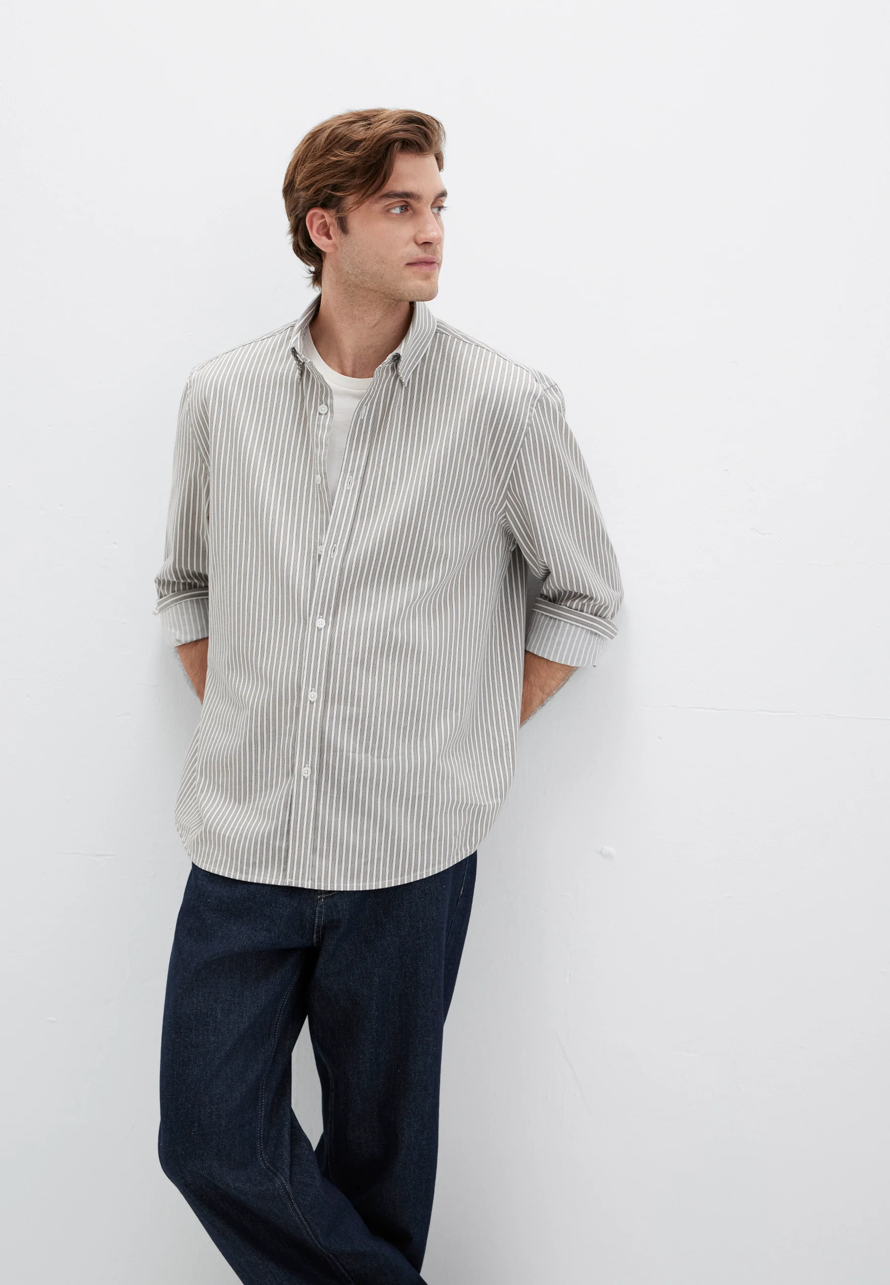 STRIPE SHIRT | Premium Hemd mit Under-Button-Down-Kragen - Image 4