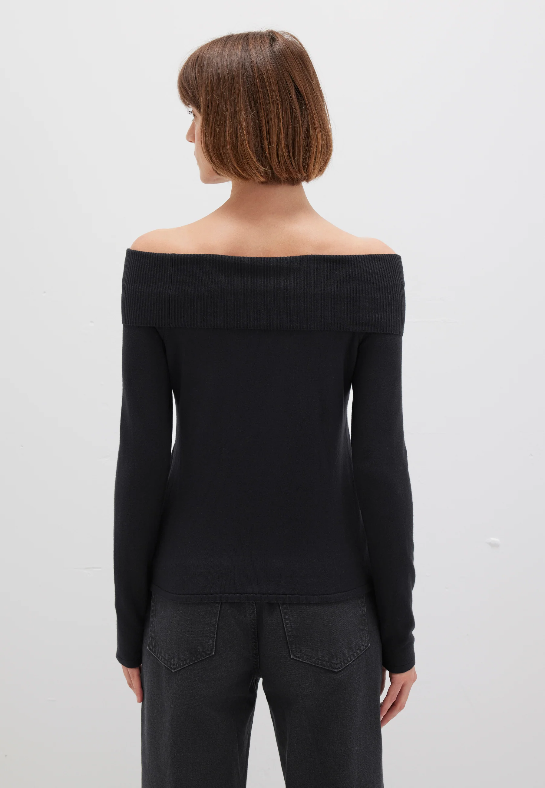 WIDE NECK SWEATER | Offshoulder Pullover - Image 5
