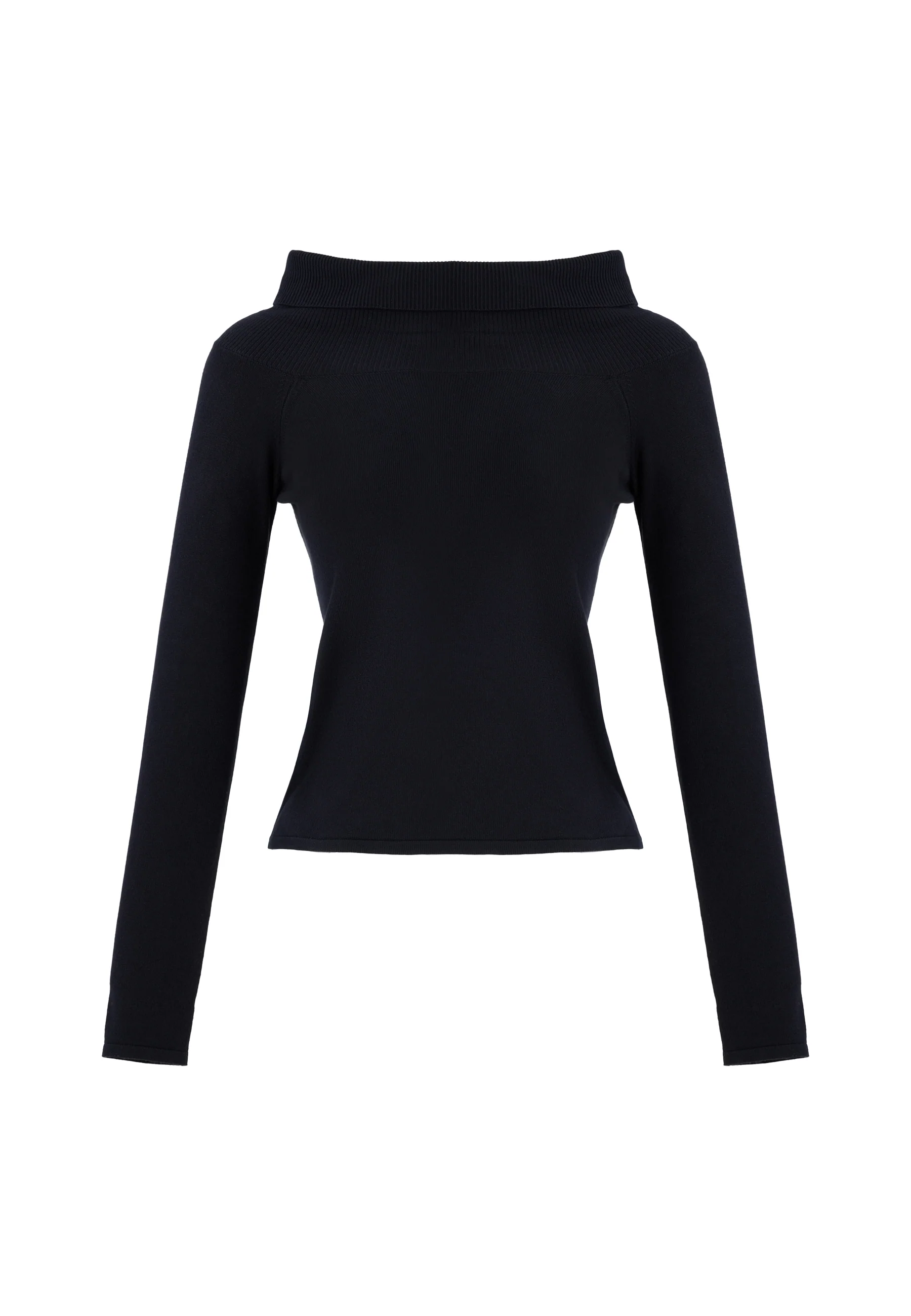 WIDE NECK SWEATER | Offshoulder Pullover - Image 8