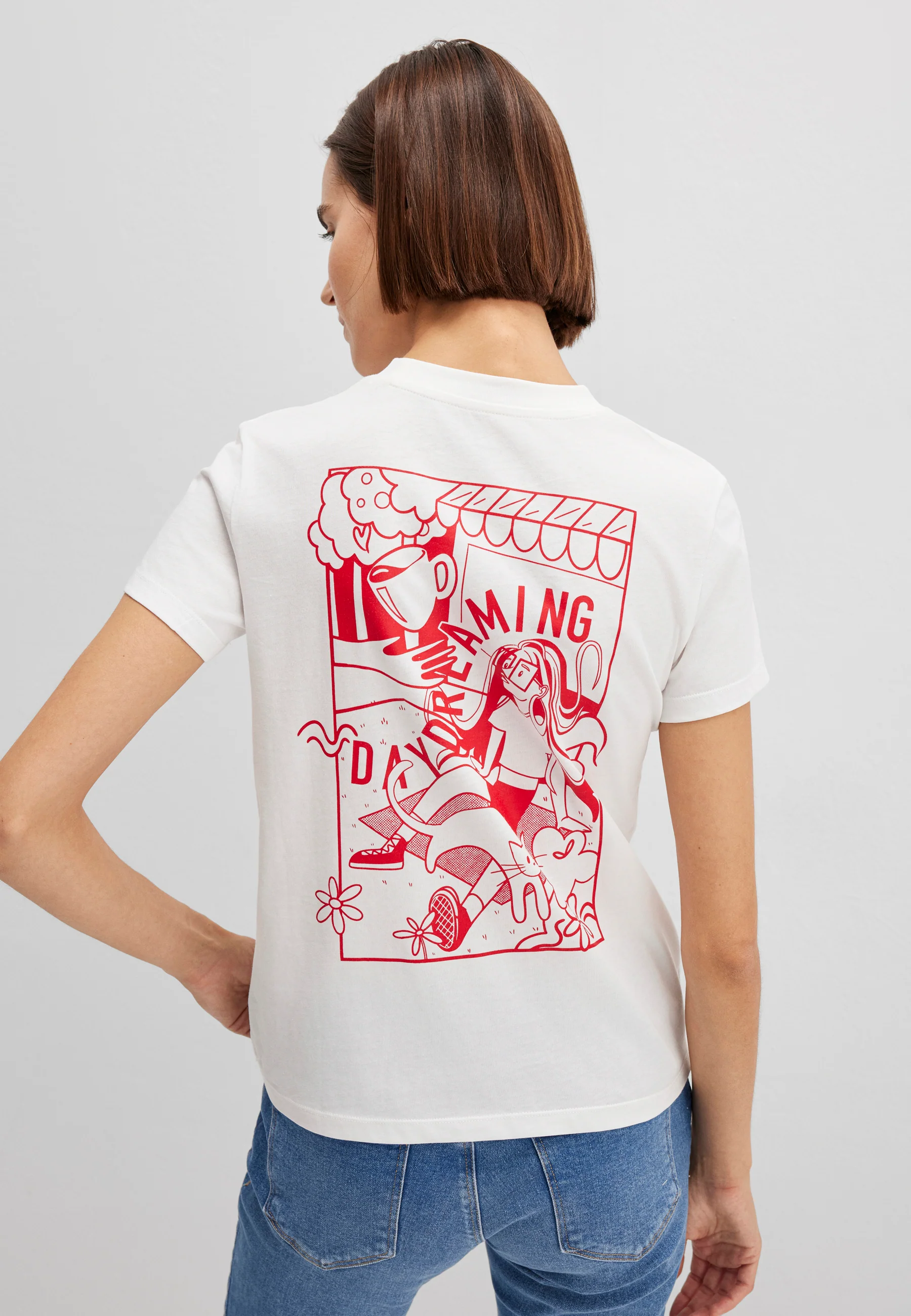 WOMEN PRINTED T-SHIRT | Backprint T-Shirt - Image 5